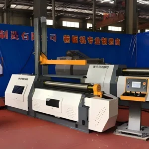 Fully Servo-Controlled CNC Four-Roll Plate Bending Machine